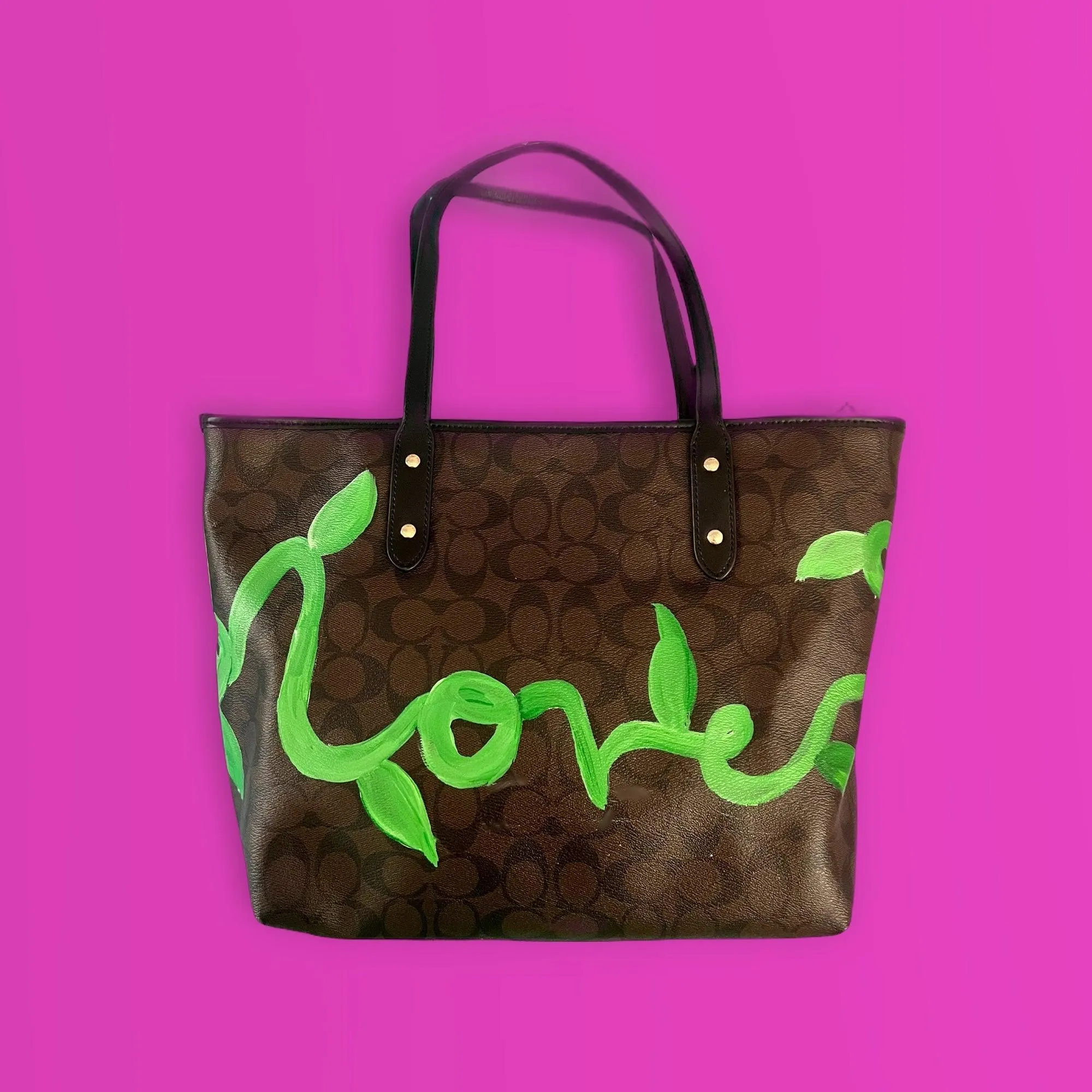 Eyem Growin Love Coach Bag