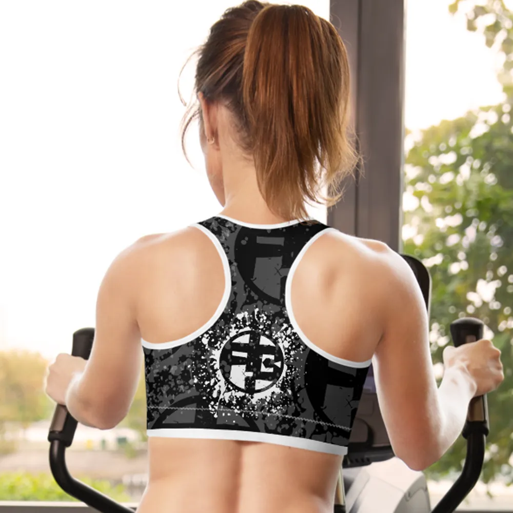 Fit Bitch - Sports Bra - Splash