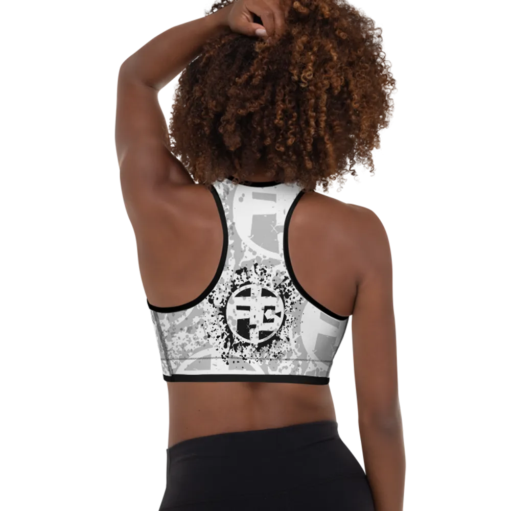 Fit Bitch - Sports Bra - Splash