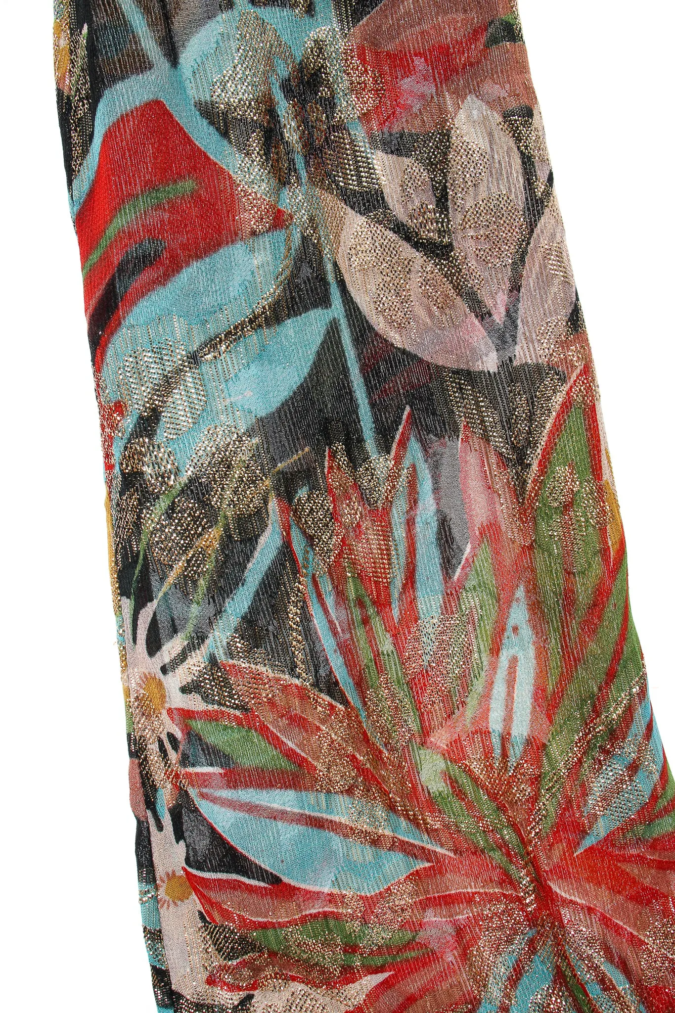 Floral Brocade Shift Gown