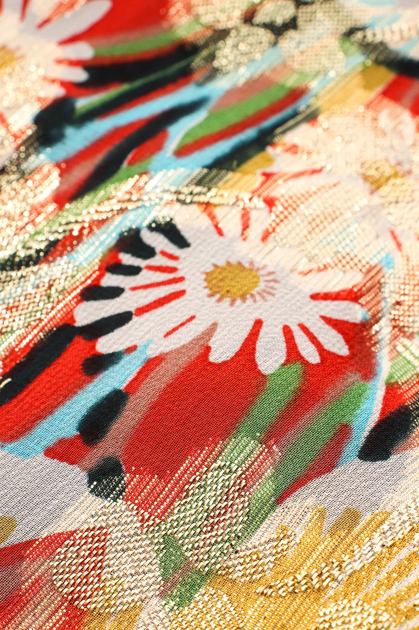 Floral Brocade Shift Gown
