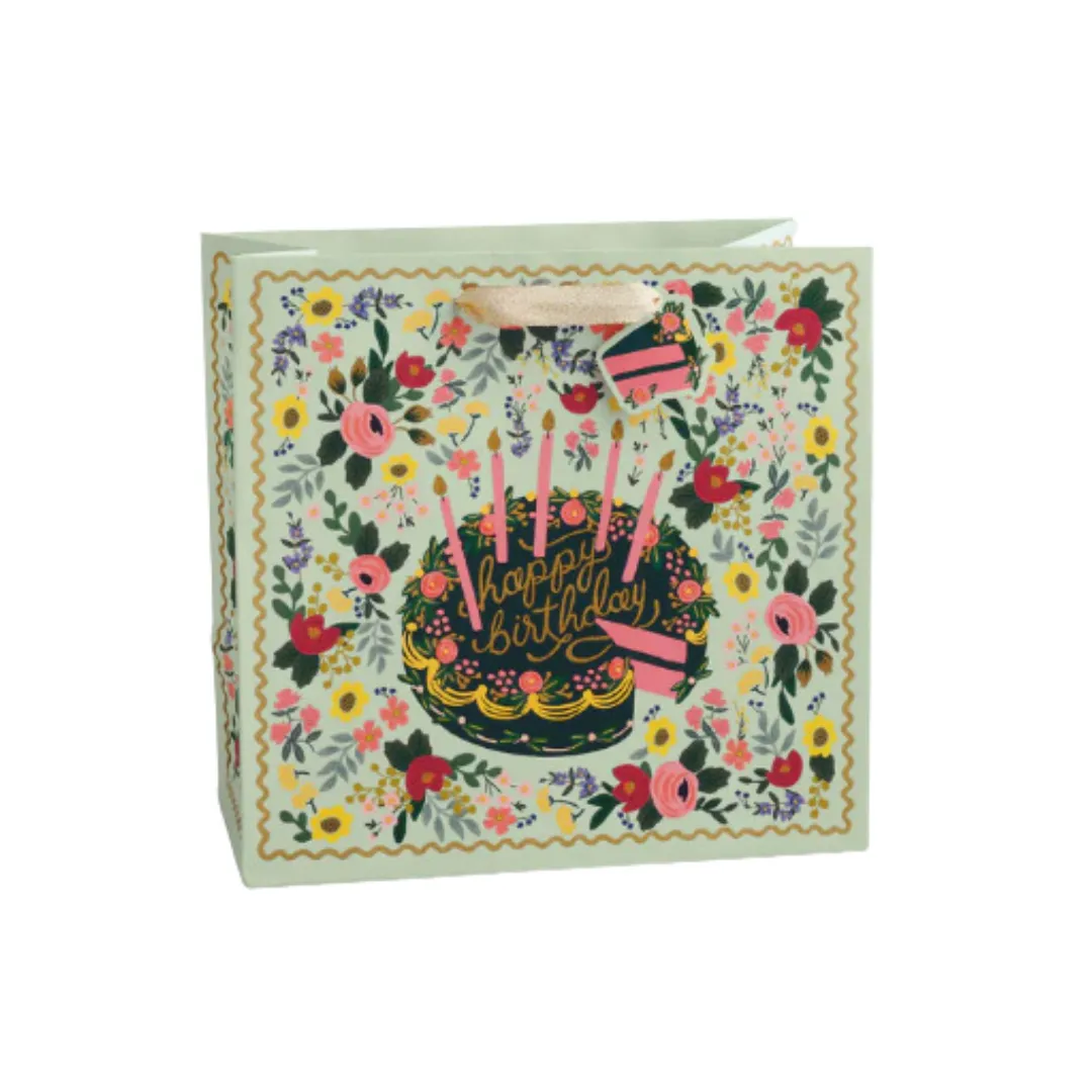 Floral Cake Gift Bag, Large