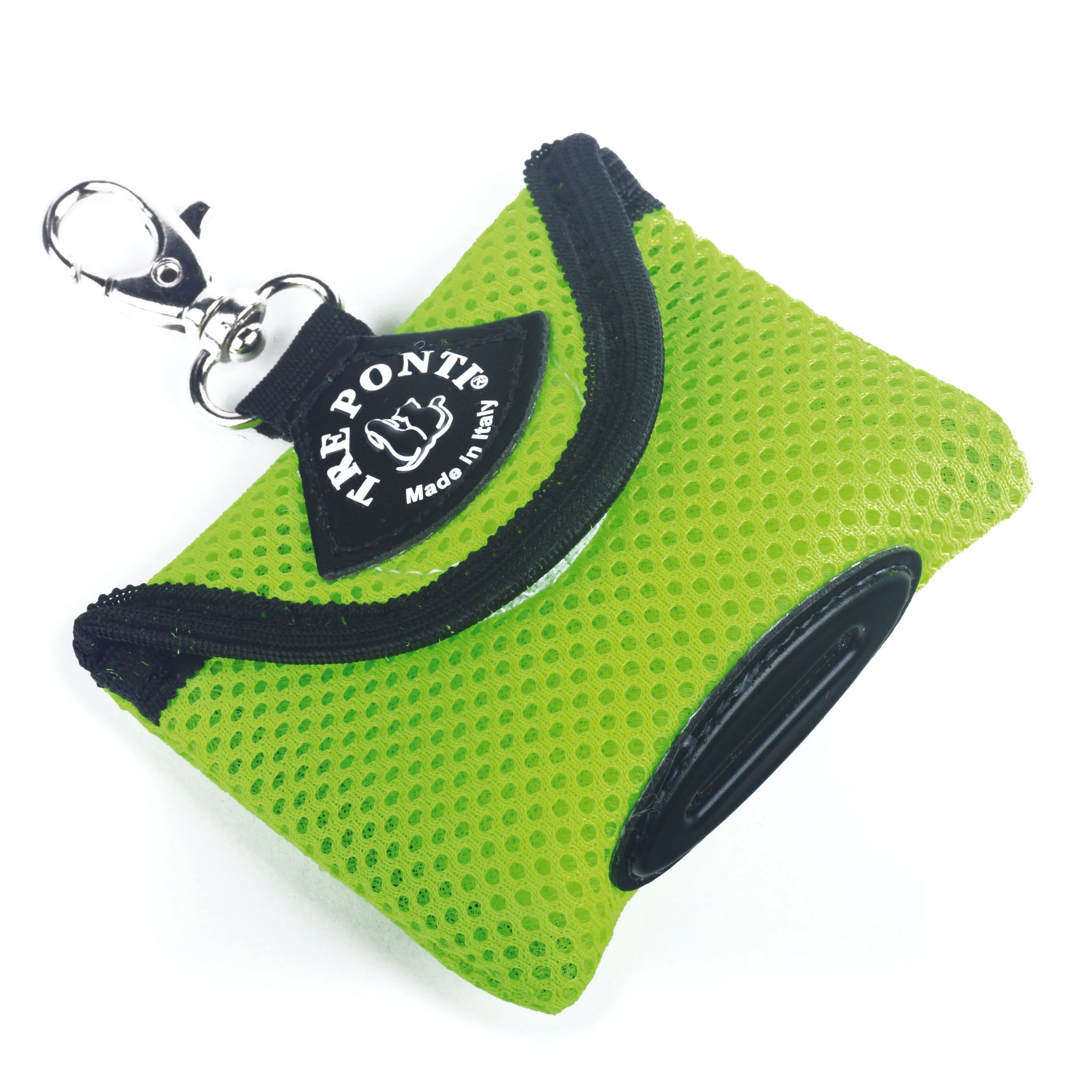 Fluo Green Mesh Poo Bag Dispenser