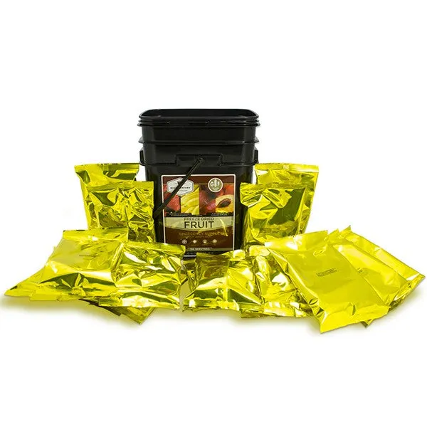 Gluten Free Emergency Freeze Dried Fruit - 156 Servings
