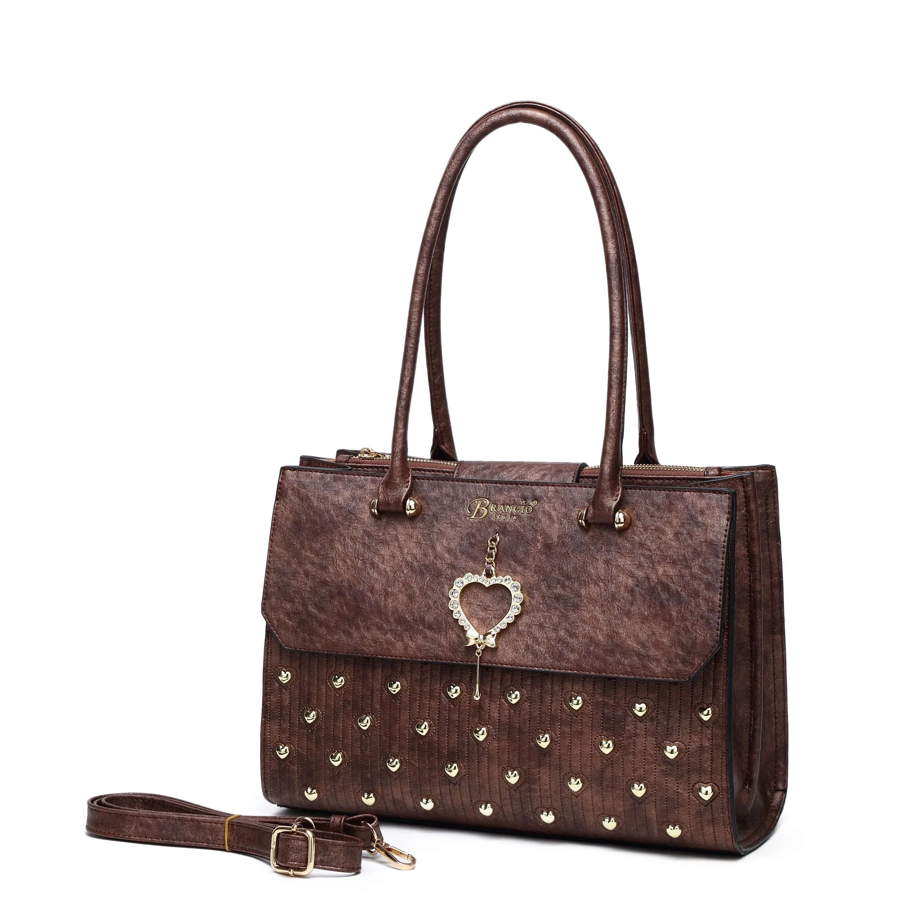 Heart Beat Medium Elegant Satchel [KN2586]