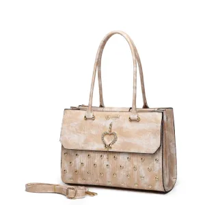 Heart Beat Medium Elegant Satchel [KN2586]
