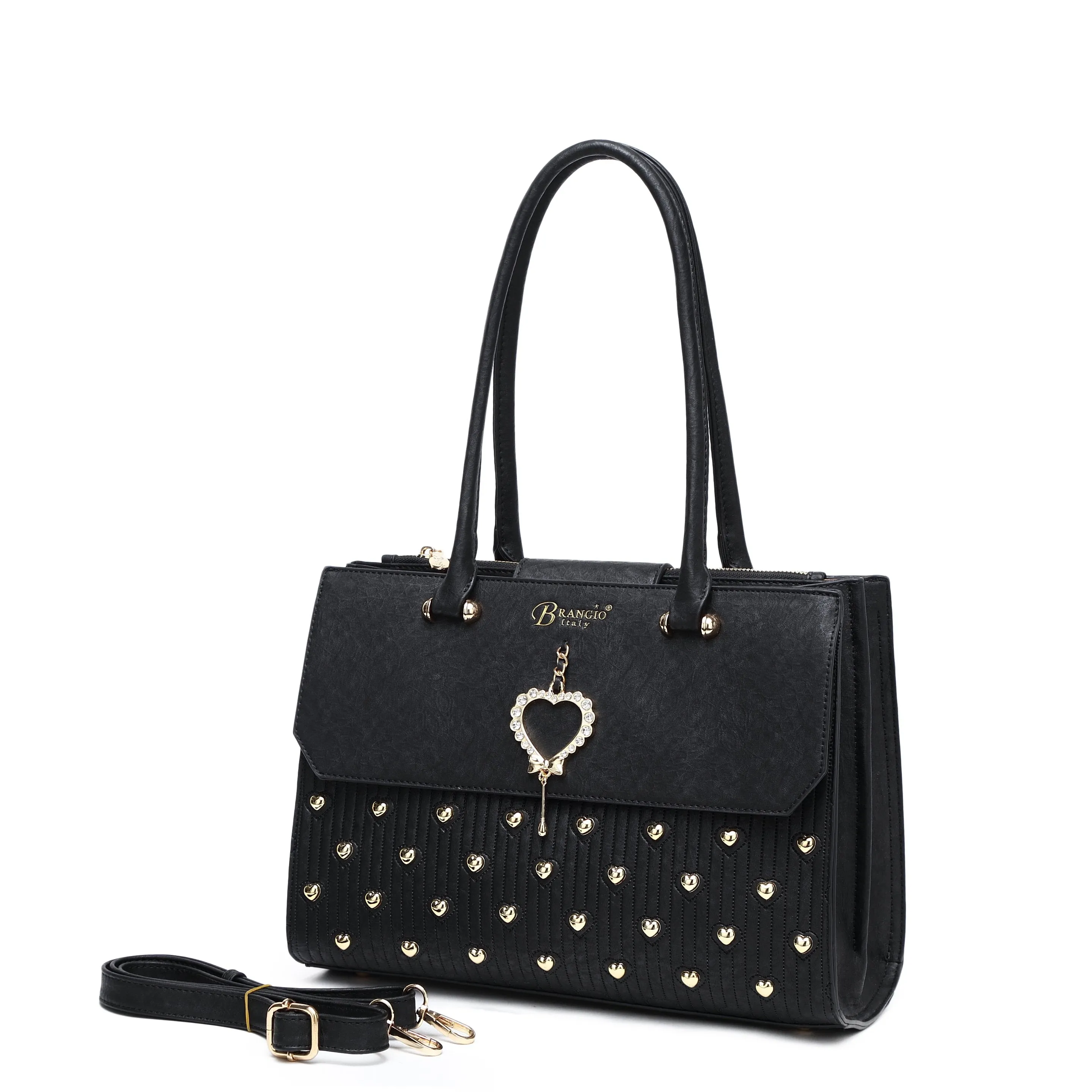 Heart Beat Medium Elegant Satchel [KN2586]