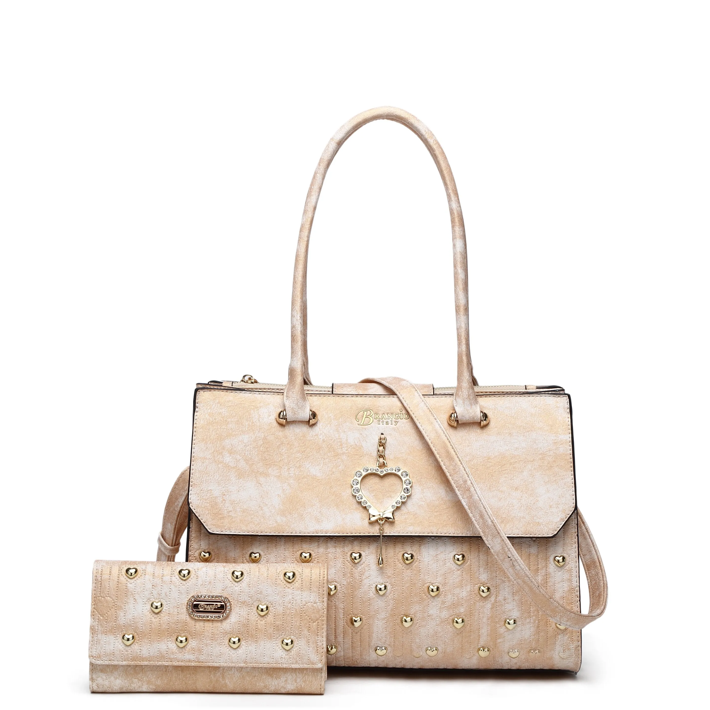 Heart Beat Medium Elegant Satchel [KN2586]