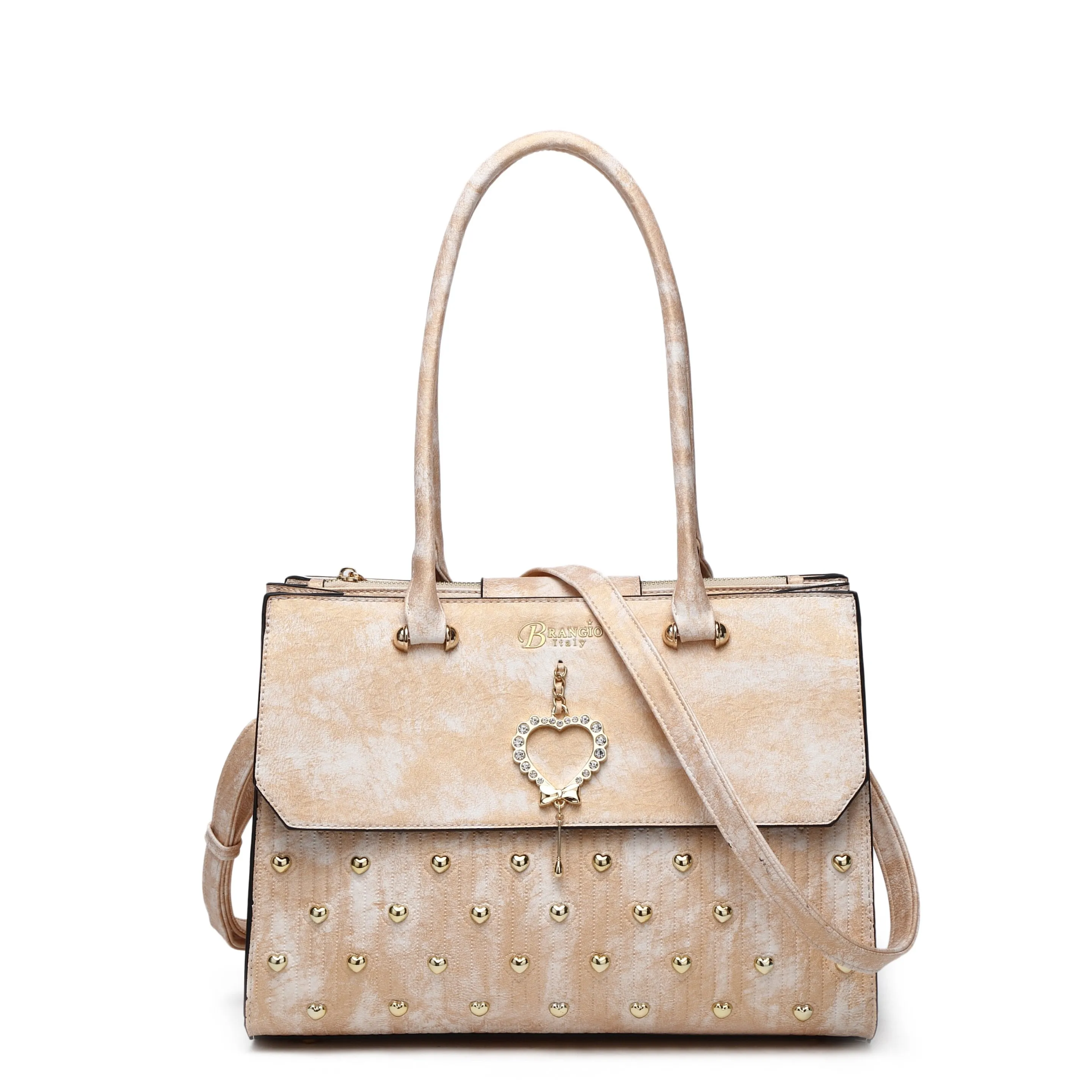 Heart Beat Medium Elegant Satchel [KN2586]