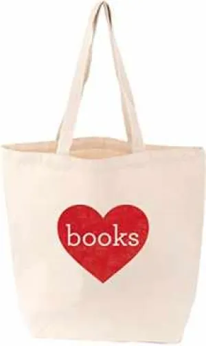 Heart Books Tote