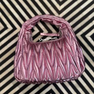 HMIU BAG Metallic Pink