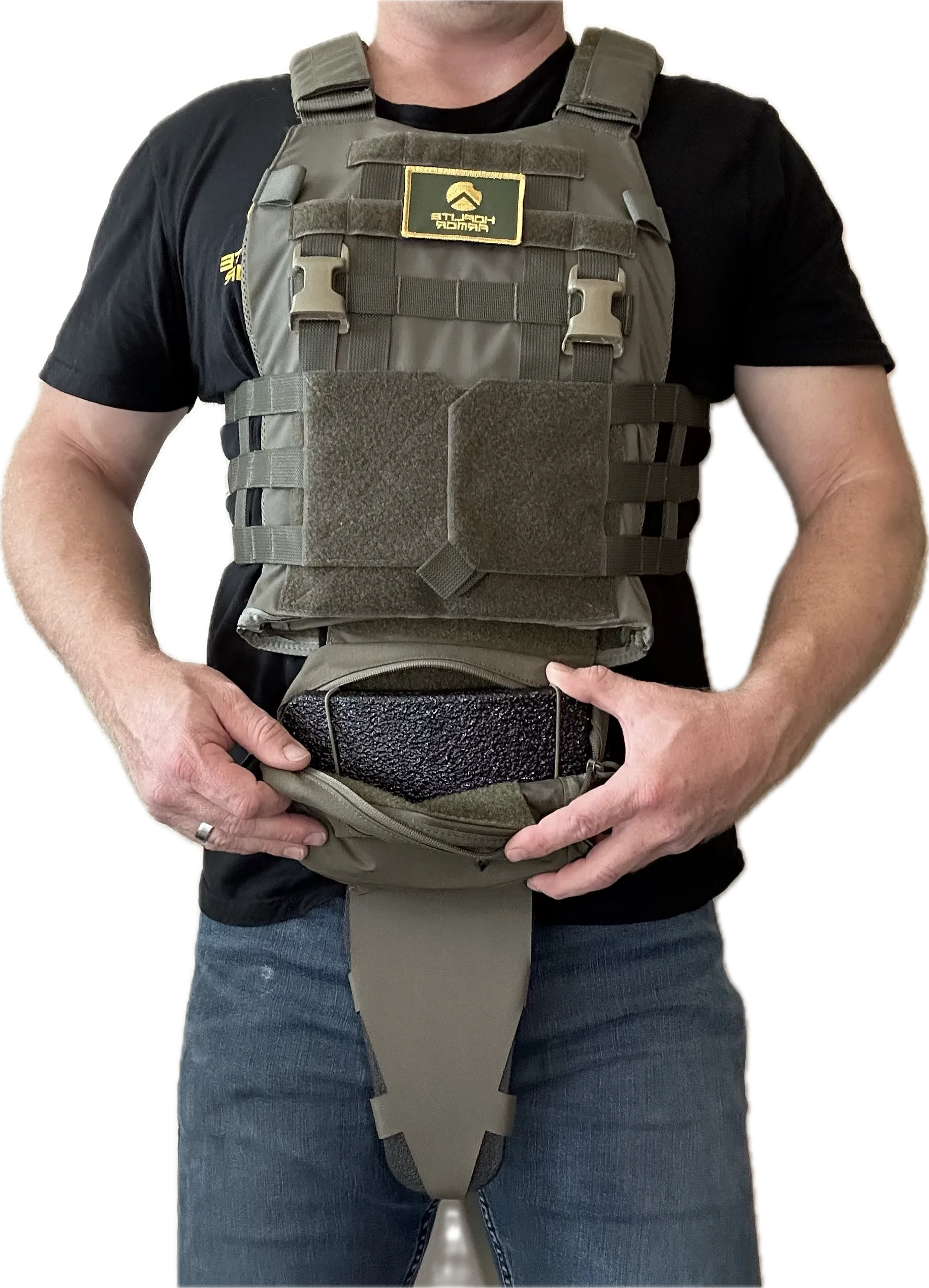 Hoplite Dangler Body Armor Plate & Carrier Combo- Level III 
