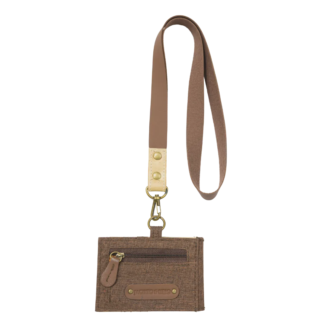 Jacinto and Lirio Kaibigan II ID Vegan Leather Wallet Horizontal Orientation