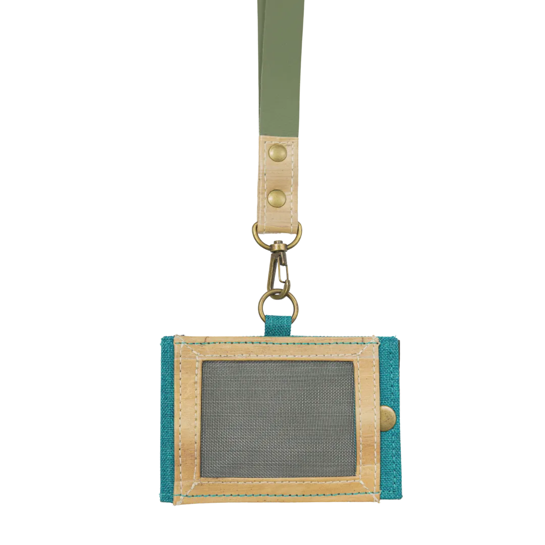 Jacinto and Lirio Kaibigan II ID Vegan Leather Wallet Horizontal Orientation