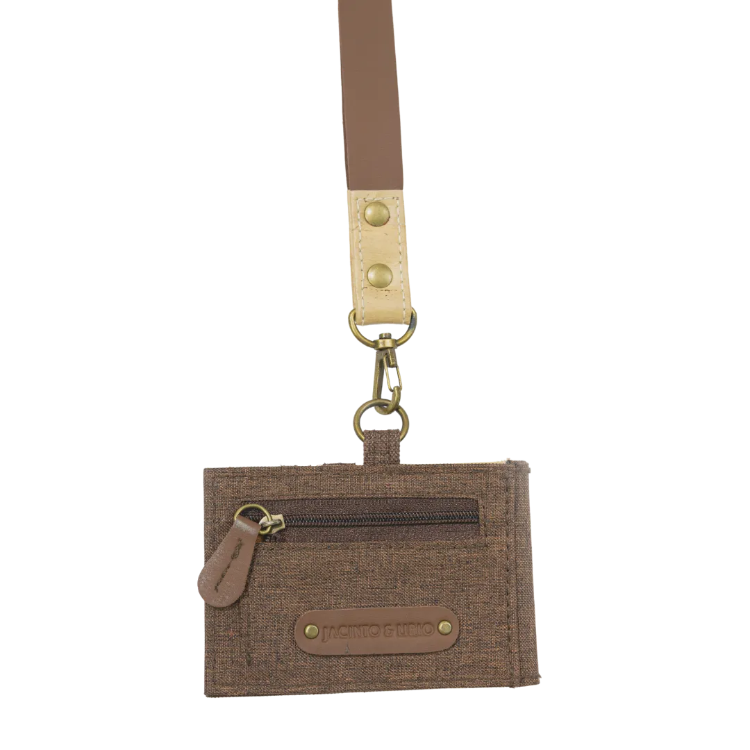 Jacinto and Lirio Kaibigan II ID Vegan Leather Wallet Horizontal Orientation
