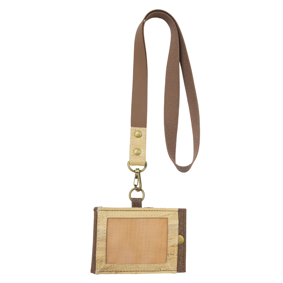 Jacinto and Lirio Kaibigan II ID Vegan Leather Wallet Horizontal Orientation