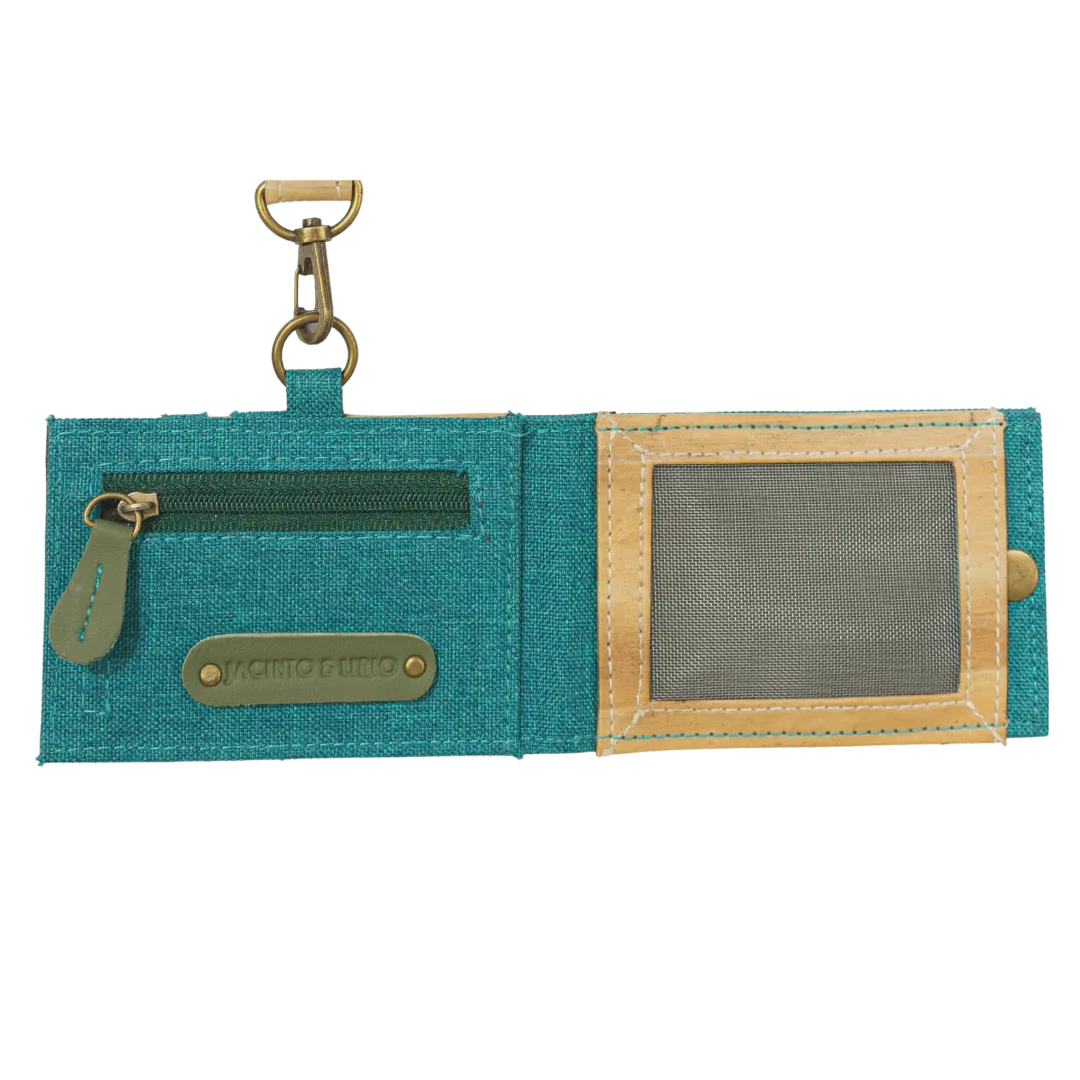 Jacinto and Lirio Kaibigan II ID Vegan Leather Wallet Horizontal Orientation