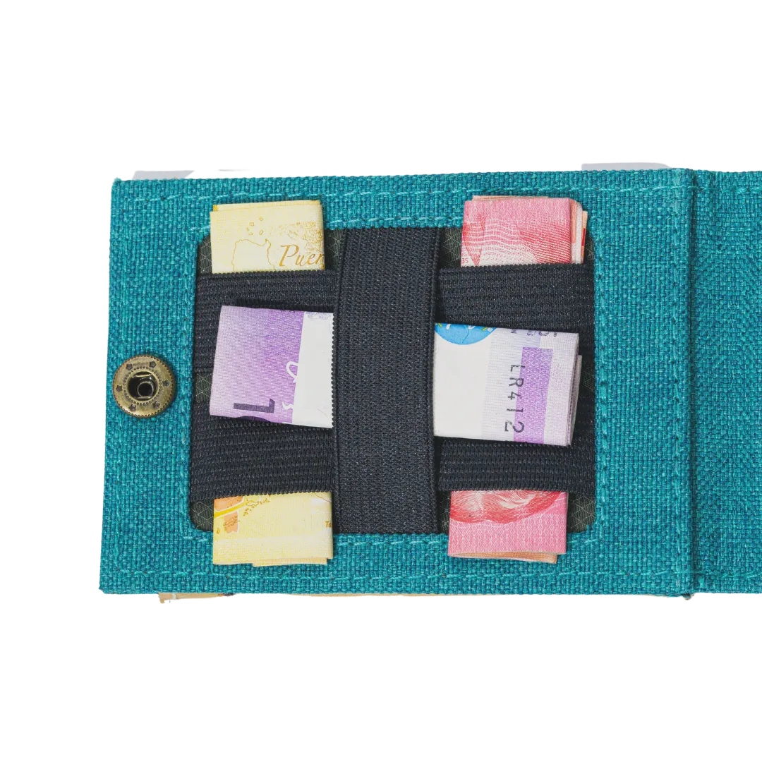 Jacinto and Lirio Kaibigan II ID Vegan Leather Wallet Horizontal Orientation