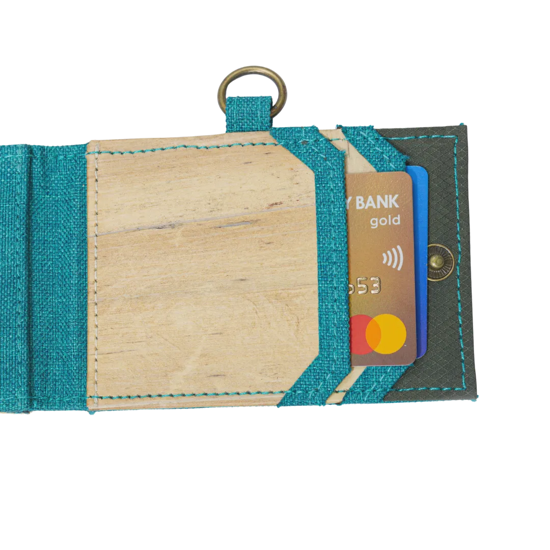 Jacinto and Lirio Kaibigan II ID Vegan Leather Wallet Horizontal Orientation