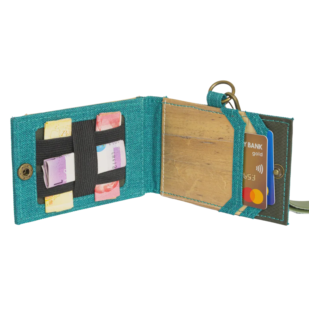 Jacinto and Lirio Kaibigan II ID Vegan Leather Wallet Horizontal Orientation
