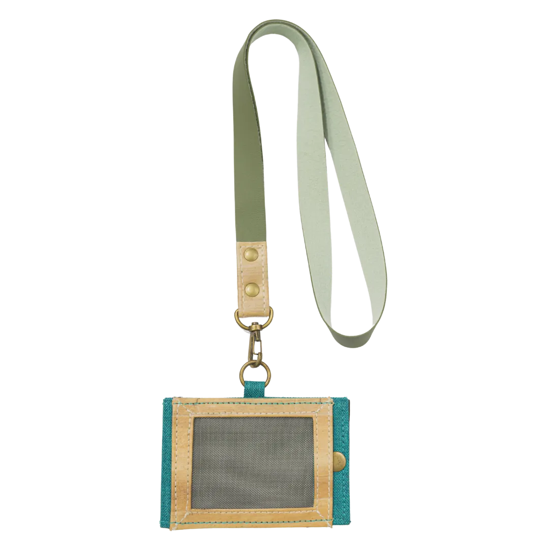 Jacinto and Lirio Kaibigan II ID Vegan Leather Wallet Horizontal Orientation