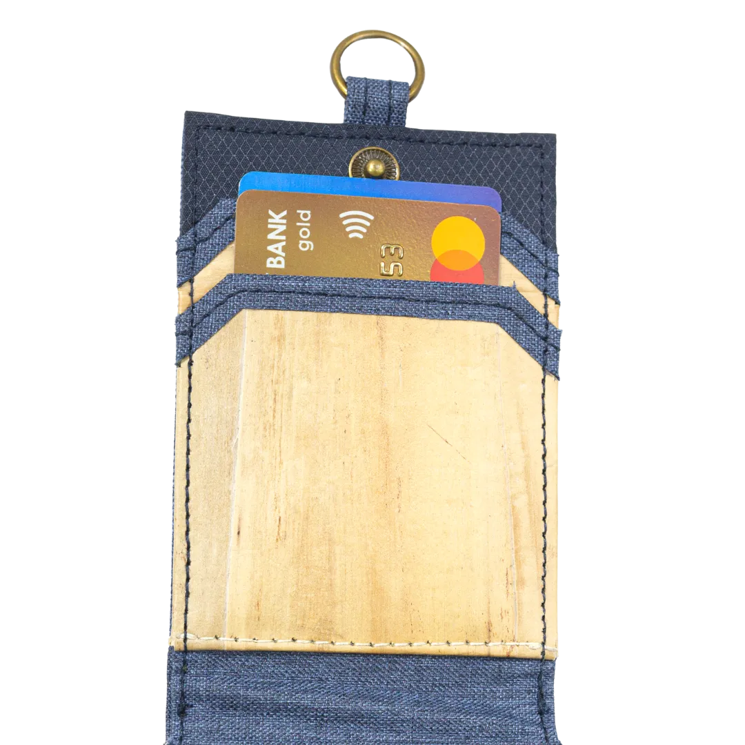 Jacinto and Lirio Kaibigan II ID Vegan Leather Wallet Vertical Orientation