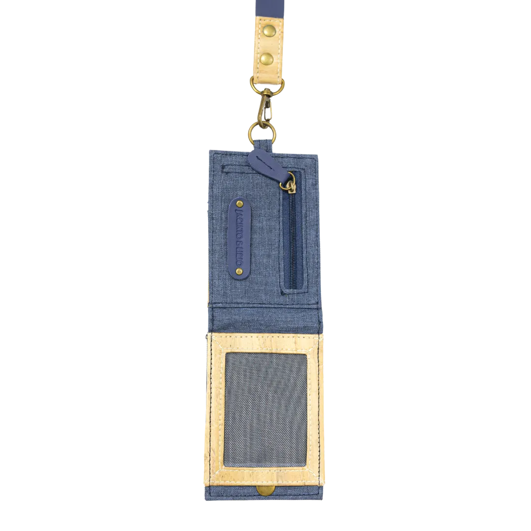 Jacinto and Lirio Kaibigan II ID Vegan Leather Wallet Vertical Orientation