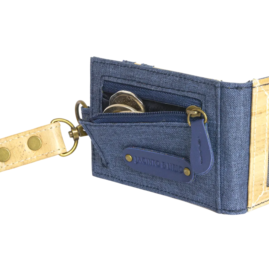 Jacinto and Lirio Kaibigan II ID Vegan Leather Wallet Vertical Orientation