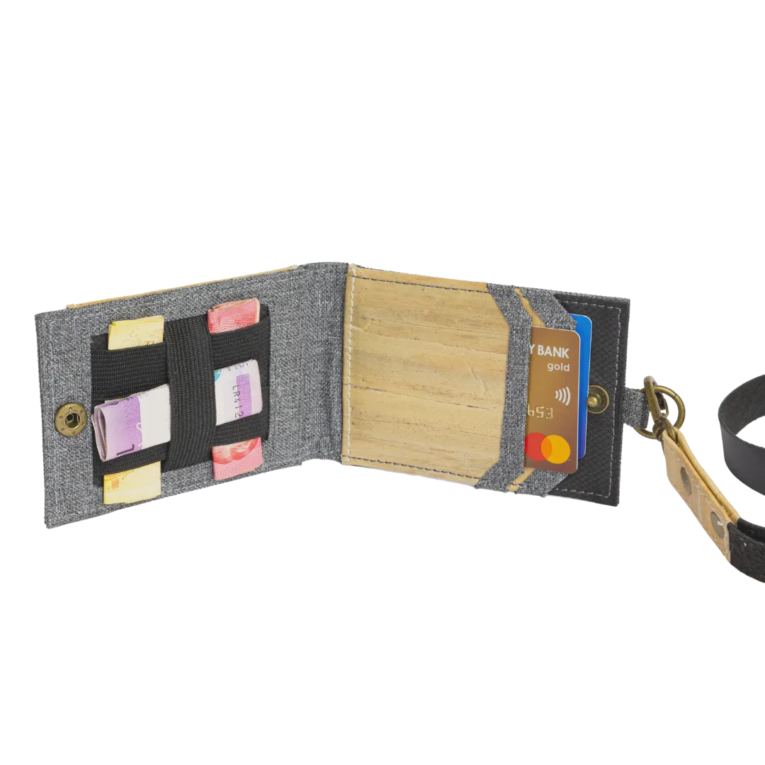 Jacinto and Lirio Kaibigan II ID Vegan Leather Wallet Vertical Orientation