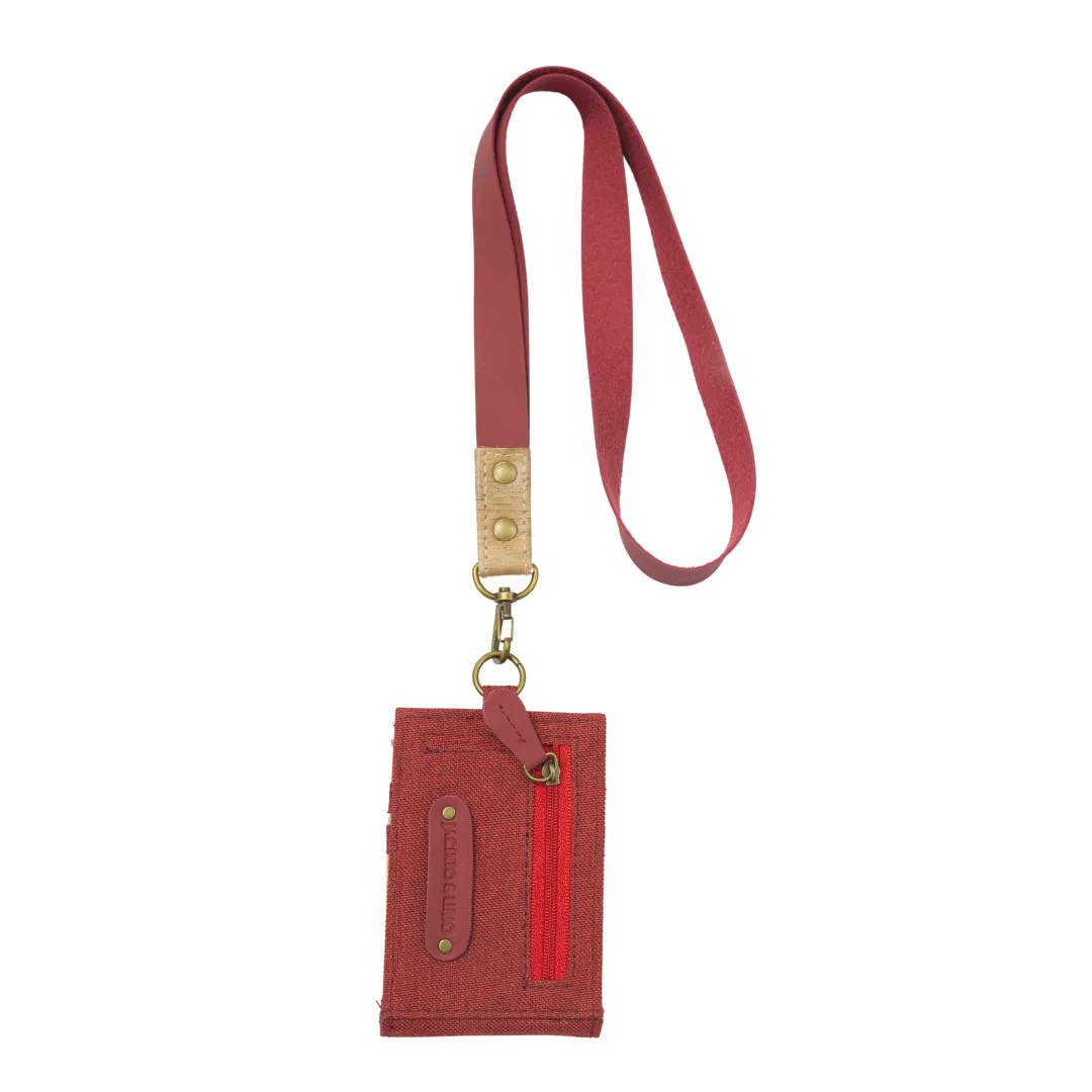 Jacinto and Lirio Kaibigan II ID Vegan Leather Wallet Vertical Orientation