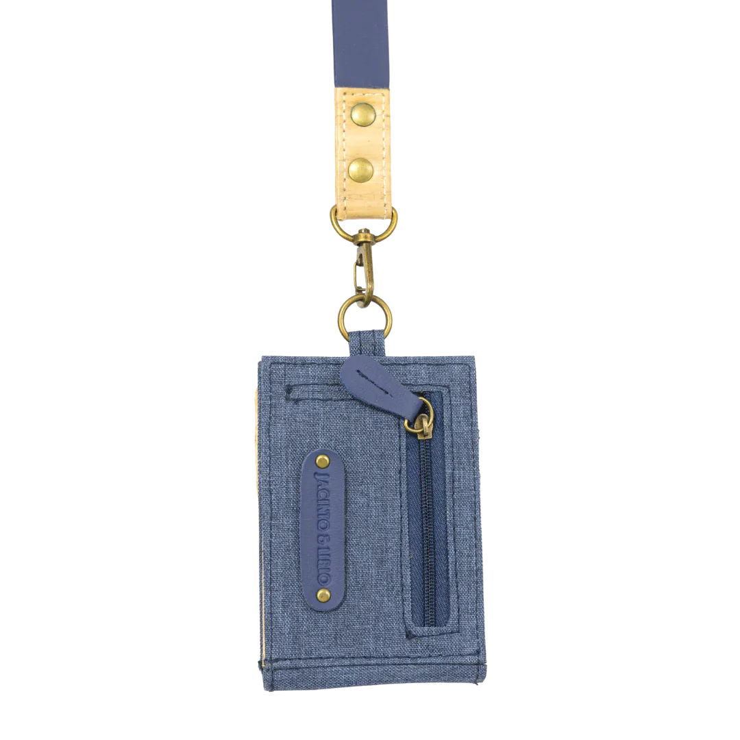 Jacinto and Lirio Kaibigan II ID Vegan Leather Wallet Vertical Orientation