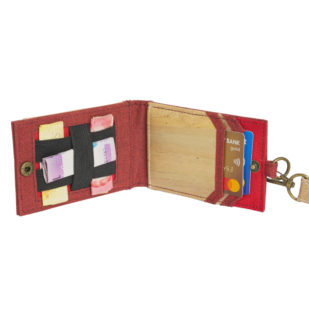 Jacinto and Lirio Kaibigan II ID Vegan Leather Wallet Vertical Orientation