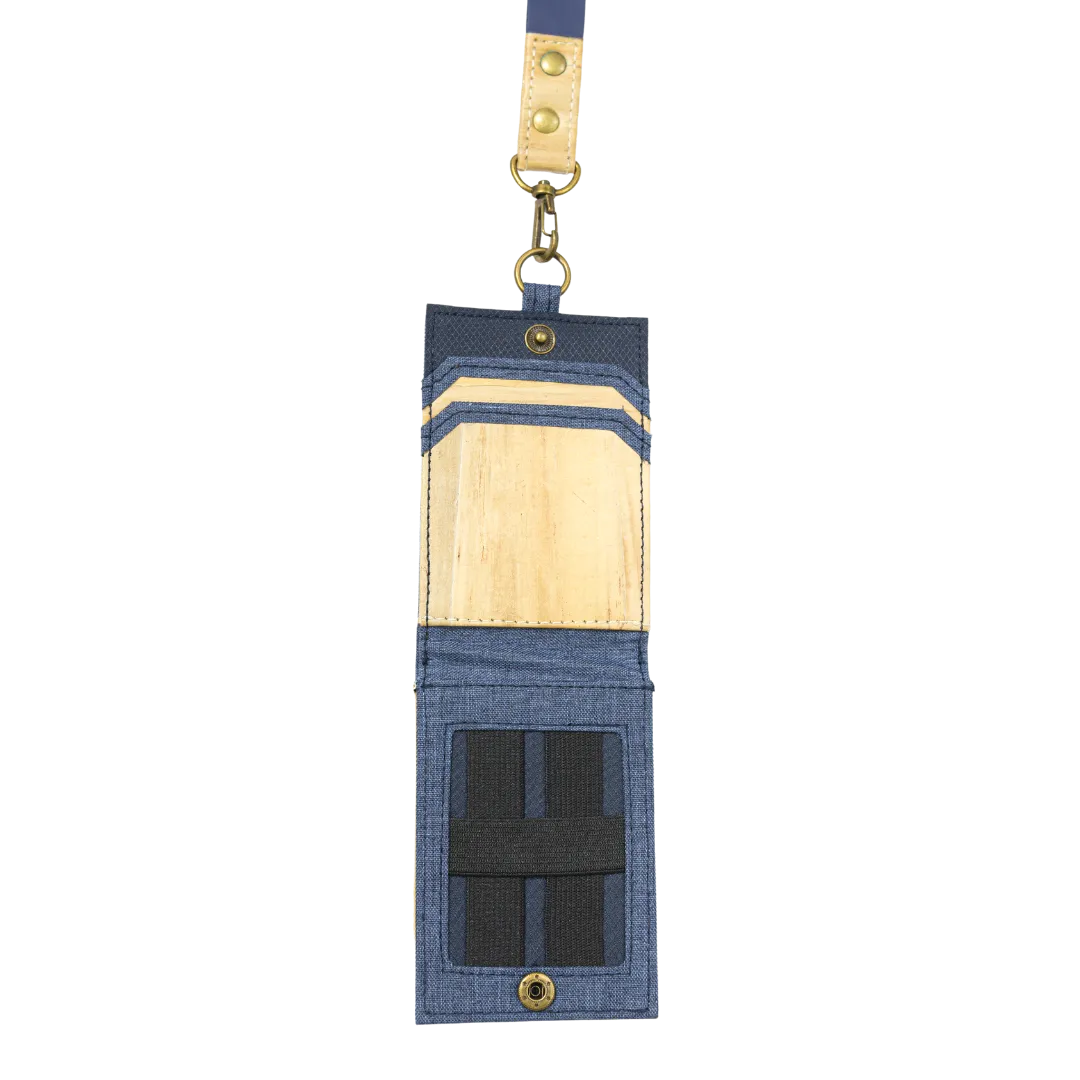 Jacinto and Lirio Kaibigan II ID Vegan Leather Wallet Vertical Orientation