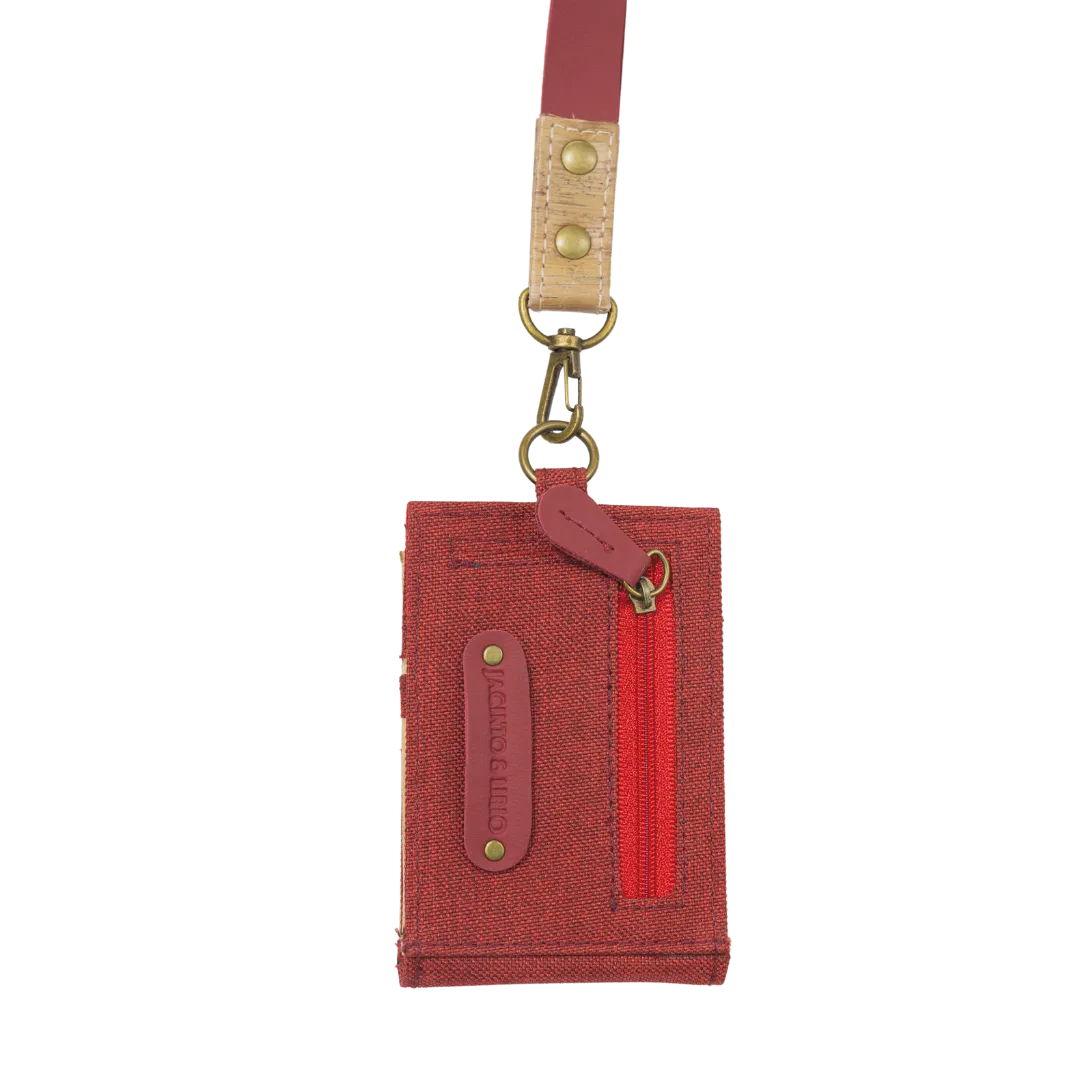 Jacinto and Lirio Kaibigan II ID Vegan Leather Wallet Vertical Orientation