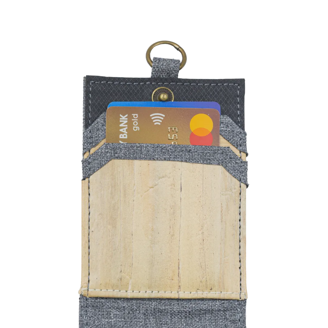 Jacinto and Lirio Kaibigan II ID Vegan Leather Wallet Vertical Orientation
