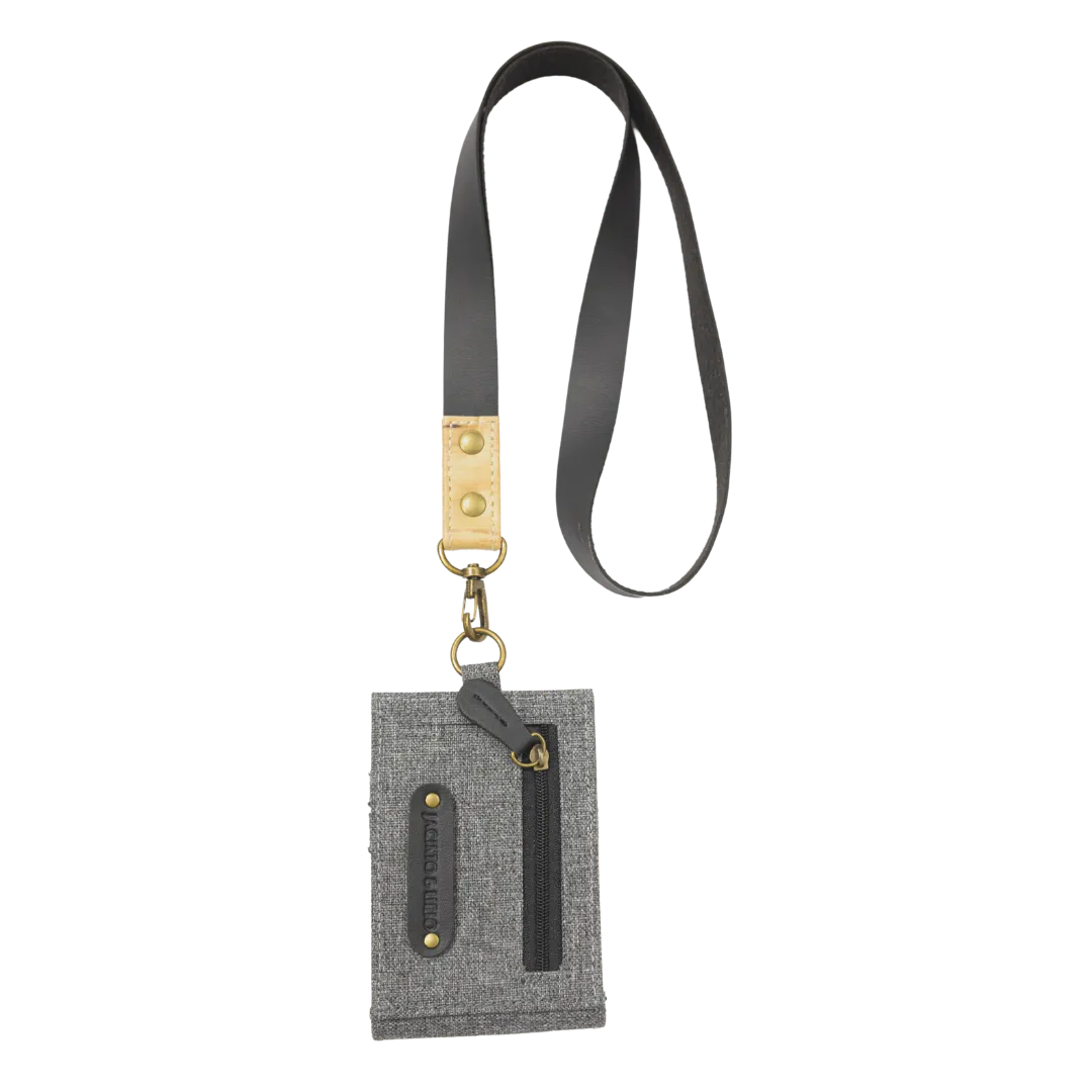 Jacinto and Lirio Kaibigan II ID Vegan Leather Wallet Vertical Orientation