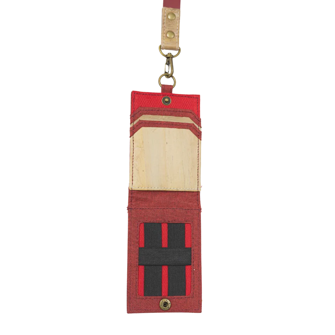 Jacinto and Lirio Kaibigan II ID Vegan Leather Wallet Vertical Orientation