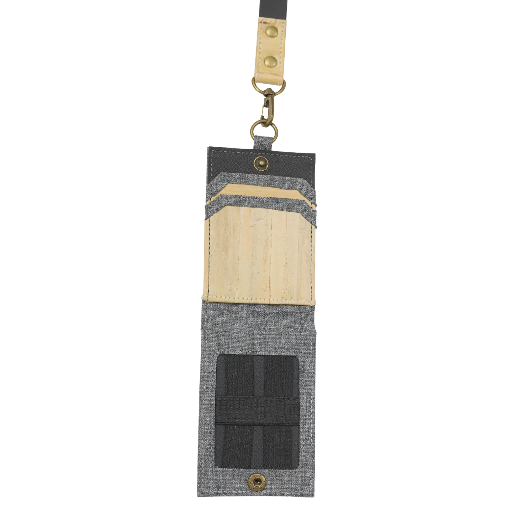 Jacinto and Lirio Kaibigan II ID Vegan Leather Wallet Vertical Orientation