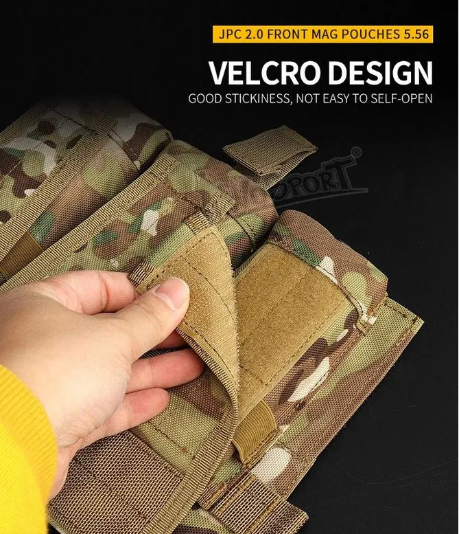 JPC vest 2.0 front accessory package 5.56 triple package - OD