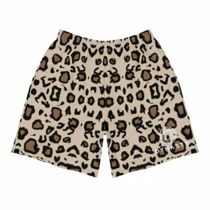 Leopard Skin Active Training Workout Shorts