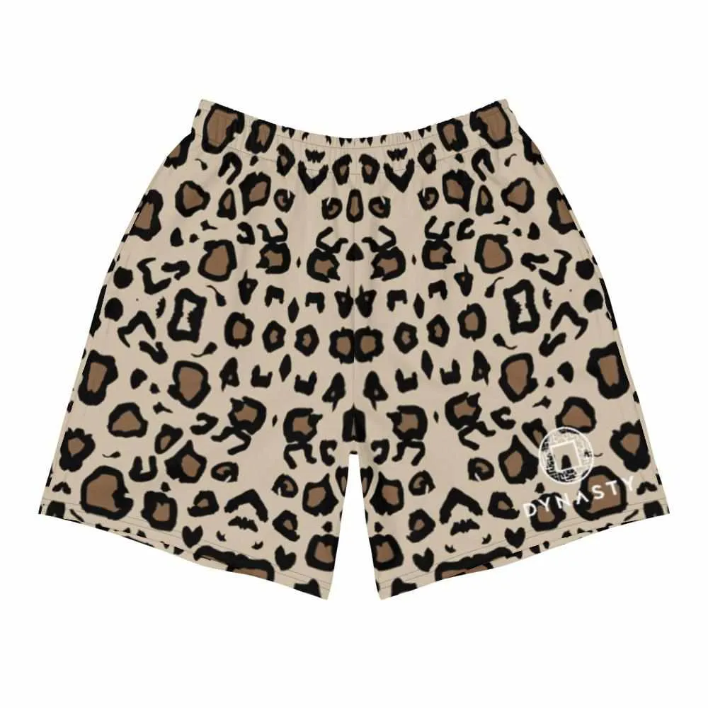 Leopard Skin Active Training Workout Shorts