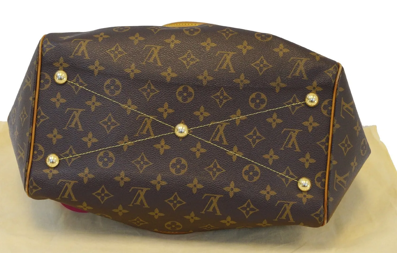 LOUIS VUITTON Monogram Tivoli GM Brown Tote Bag