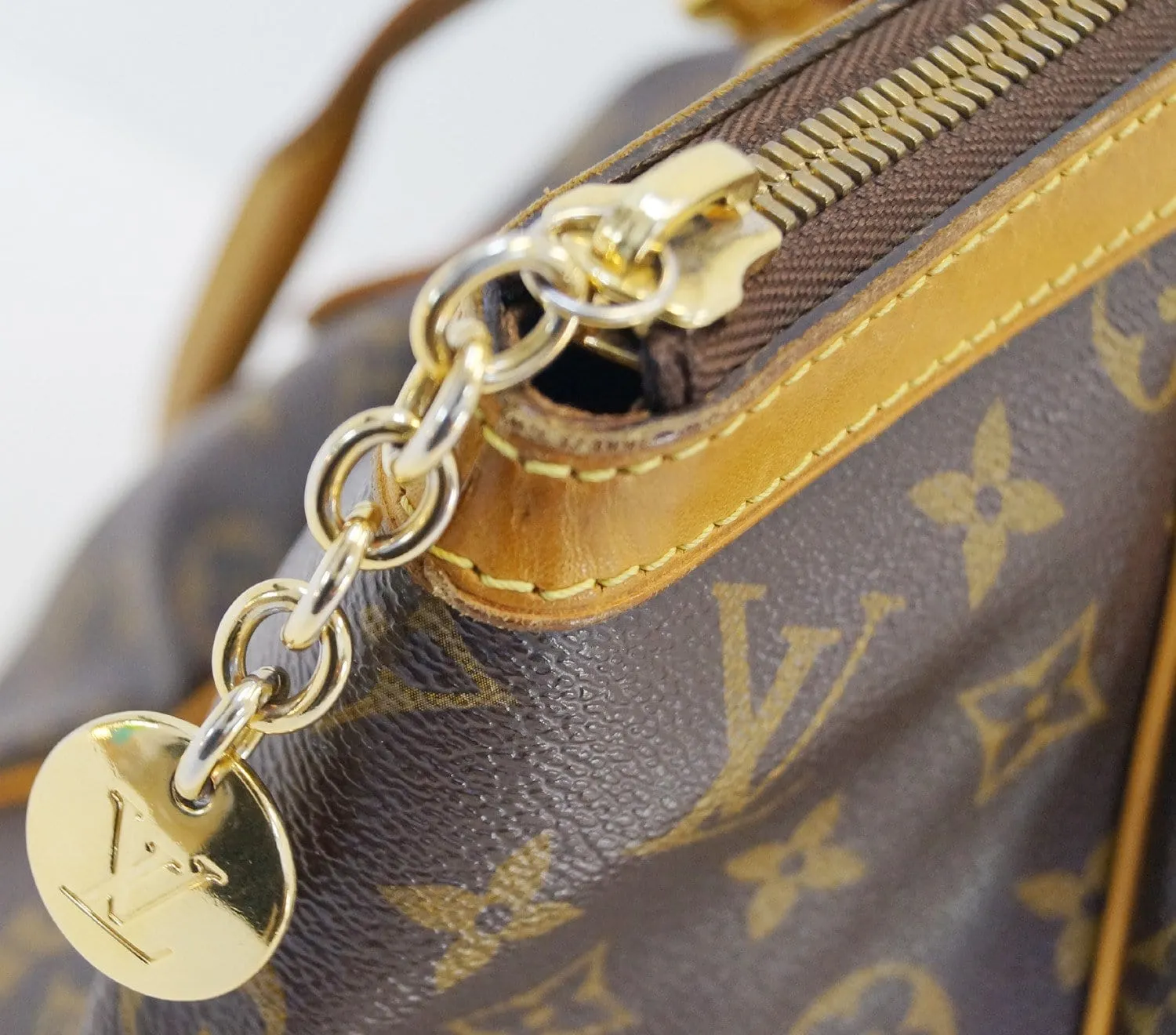 LOUIS VUITTON Monogram Tivoli GM Brown Tote Bag
