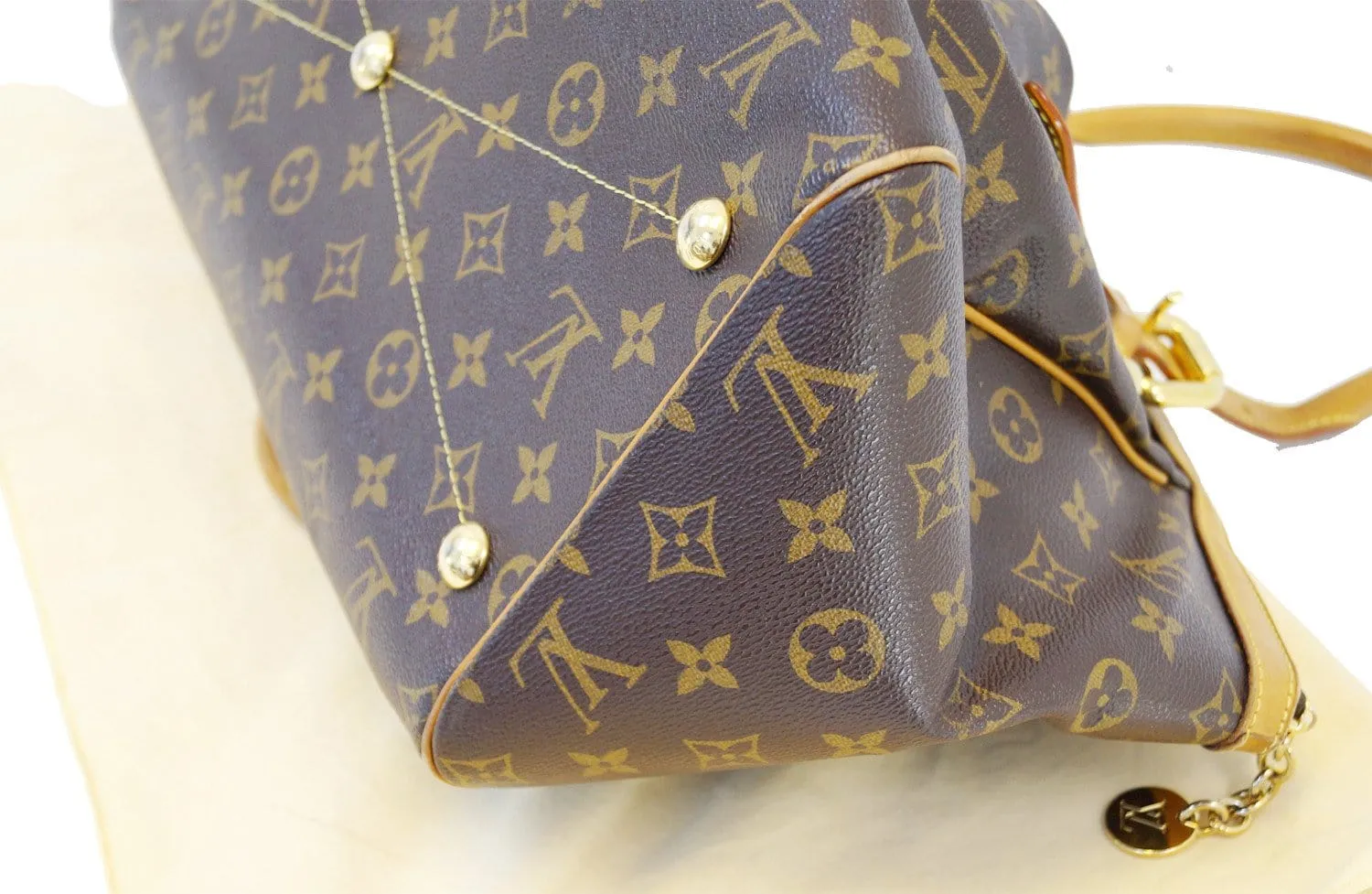 LOUIS VUITTON Monogram Tivoli GM Brown Tote Bag