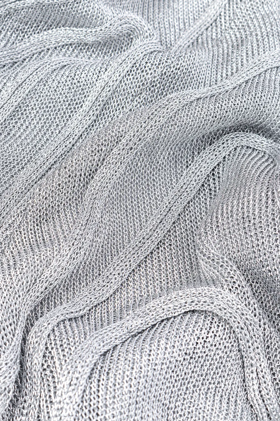 Metallic Cable Knit Cardigan