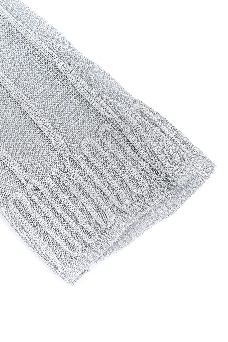 Metallic Cable Knit Cardigan