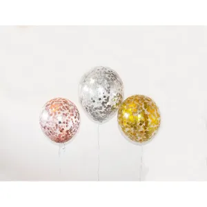 Metallic Confetti Squares 17x17mm 500g