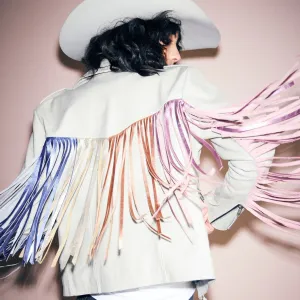 Metallic Dreams Fringe Biker