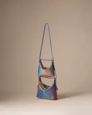 Metallic Rainbow Bamba Bag - Blue