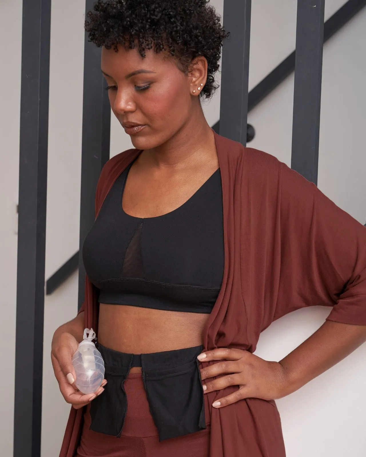 Miena Robe with Drain Management Belt